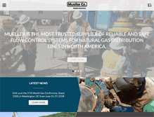 Tablet Screenshot of muellergas.com